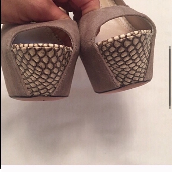 🆕 Jean Michel Cazabat suede platform heels - Picture 5 of 9